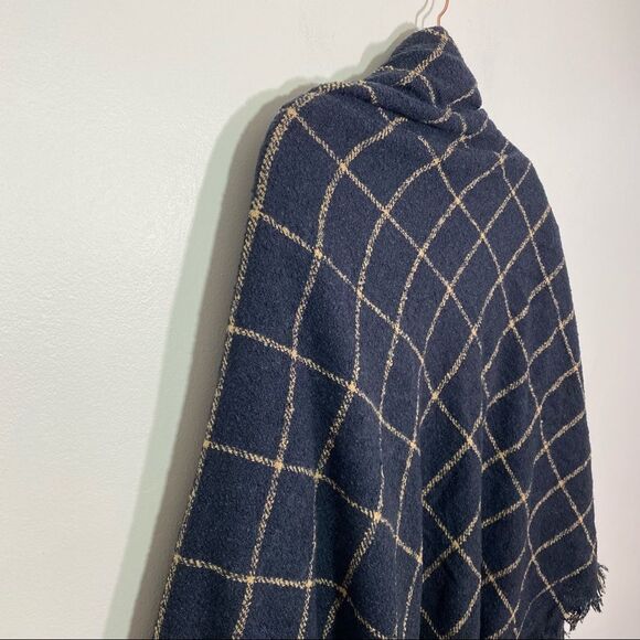 MADEWELL Navy Striped Blanket Scarf - Picture 3 of 7